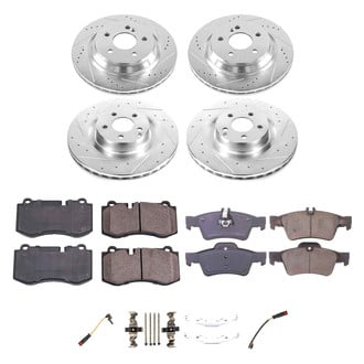 Callahan Brake Parts® - Drilled and Slotted Front and Rear Brake Kit