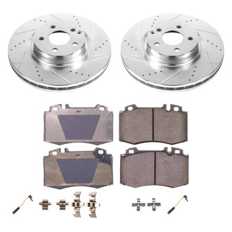 Callahan Brake Parts® - Drilled and Slotted Front Brake Kit