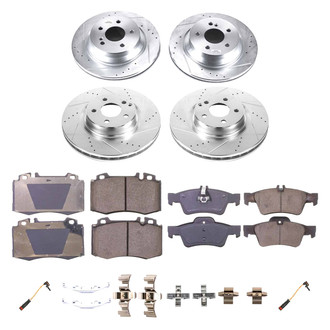 Callahan Brake Parts® - Drilled and Slotted Front and Rear Brake Kit