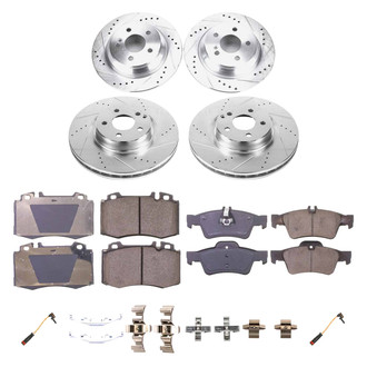 Callahan Brake Parts® - Drilled and Slotted Brake Kit