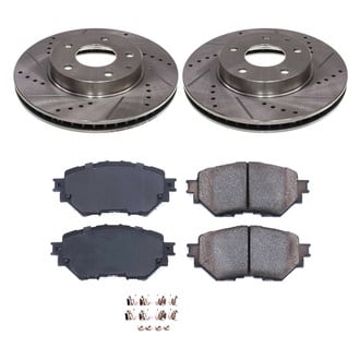 Callahan Brake Parts® - Drilled and Slotted Front Brake Kit
