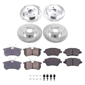 Callahan Brake Parts® - Drilled & Slotted Brake Kit