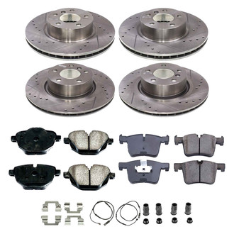 Callahan Brake Parts® - Drilled & Slotted Brake Kit