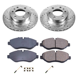 Callahan Brake Parts® - Drilled and Slotted Front Brake Kit