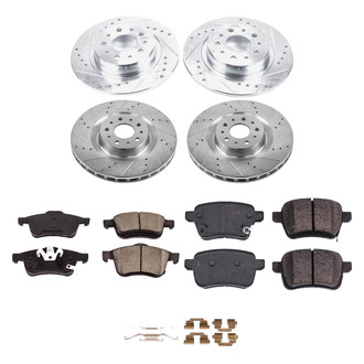 Callahan Brake Parts® - Drilled & Slotted Brake Kit