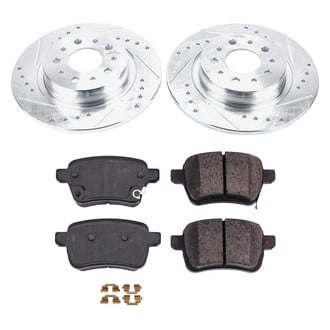Callahan Brake Parts® - Drilled and Slotted Rear Brake Kit