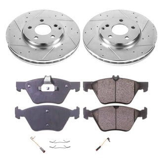 Callahan Brake Parts® - Drilled and Slotted Front Brake Kit