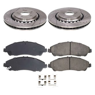 Callahan Brake Parts® - Drilled and Slotted Front Brake Kit