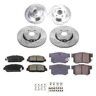 Callahan Brake Parts® - Drilled and Slotted Brake Kit