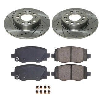 Callahan Brake Parts® - Drilled and Slotted Rear Brake Kit