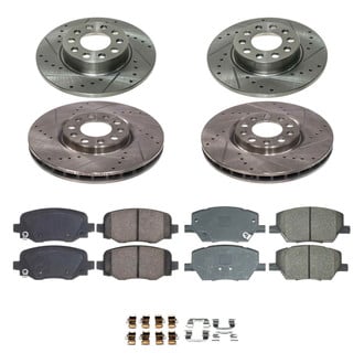 Callahan Brake Parts® - Drilled & Slotted Brake Kit