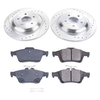 Callahan Brake Parts® - Drilled and Slotted Rear Brake Kit