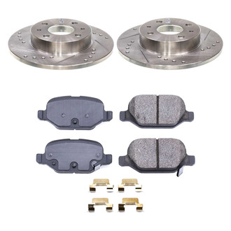 Callahan Brake Parts® - Drilled and Slotted Rear Brake Kit
