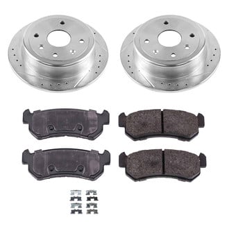 Callahan Brake Parts® - Drilled and Slotted Rear Brake Kit