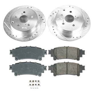 Callahan Brake Parts® - Drilled and Slotted Rear Brake Kit