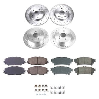 Callahan Brake Parts® - Drilled and Slotted Brake Kit