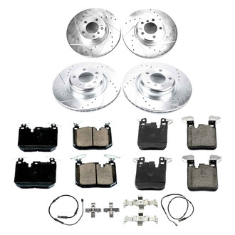 Callahan Brake Parts® - Drilled and Slotted Front and Rear Brake Kit
