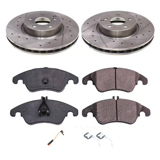 Callahan Brake Parts® - Drilled and Slotted Front Brake Kit