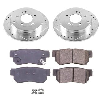 Callahan Brake Parts® - Drilled and Slotted Rear Brake Kit