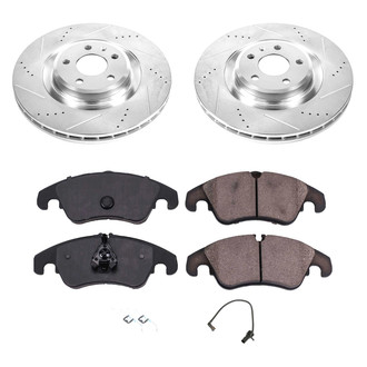 Callahan Brake Parts® - Drilled and Slotted Front Brake Kit