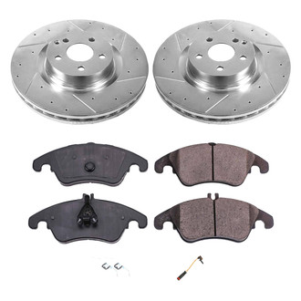 Callahan Brake Parts® - Drilled and Slotted Front Brake Kit