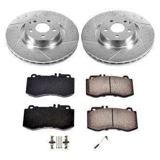 Callahan Brake Parts® - Drilled and Slotted Front Brake Kit