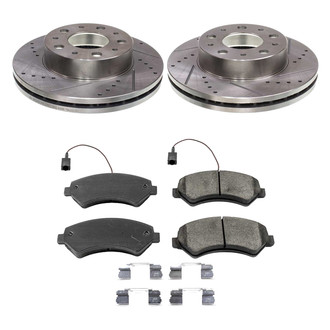 Callahan Brake Parts® - Drilled & Slotted Brake Kit
