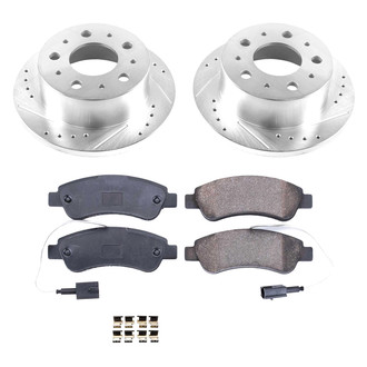 Callahan Brake Parts® - Drilled and Slotted Rear Brake Kit