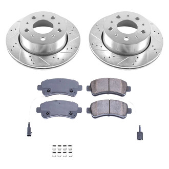 Callahan Brake Parts® - Drilled and Slotted Rear Brake Kit
