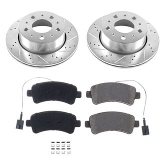 Callahan Brake Parts® - Drilled and Slotted Rear Brake Kit