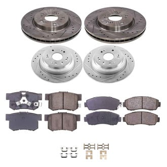 Callahan Brake Parts® - Drilled & Slotted Brake Kit