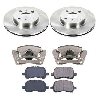 Callahan Brake Parts® - Plain Brake Kit with Calipers