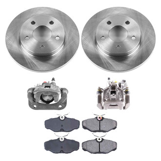 Callahan Brake Parts® - Plain Brake Kit with Calipers