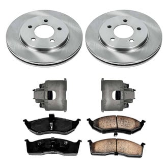 Callahan Brake Parts® - Plain Brake Kit with Calipers