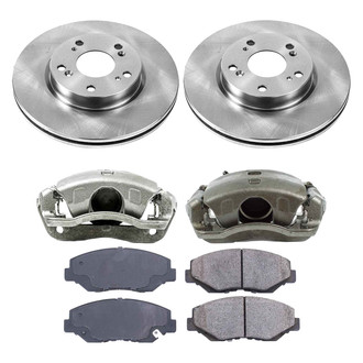 Callahan Brake Parts® - Plain Brake Kit with Calipers