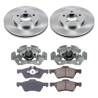 Callahan Brake Parts® - Plain Brake Kit with Calipers