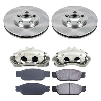Callahan Brake Parts® - Plain Brake Kit with Calipers