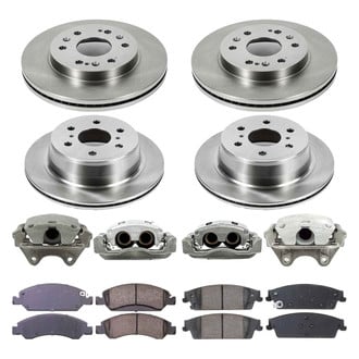 Callahan Brake Parts® - Plain Brake Kit with Calipers
