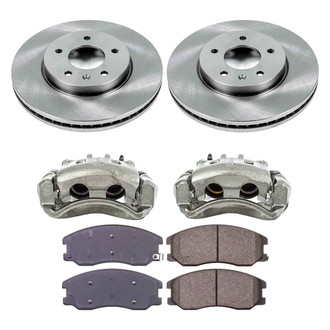Callahan Brake Parts® - Plain Brake Kit with Calipers