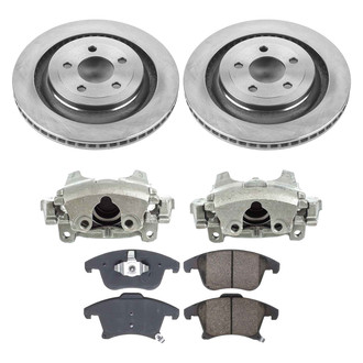 Callahan Brake Parts® - Plain Front Brake Kit with Calipers