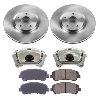Callahan Brake Parts® - Plain Brake Kit with Calipers