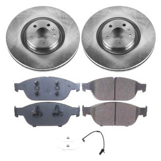 Callahan Brake Parts® - Plain Front Brake Kit