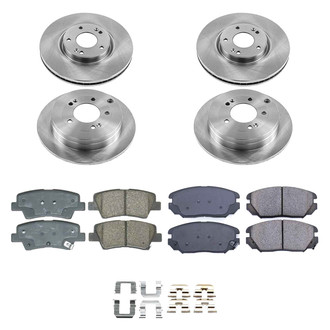 Callahan Brake Parts® - Plain Brake Kit