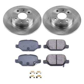 Callahan Brake Parts® - Plain Rear Brake Kit