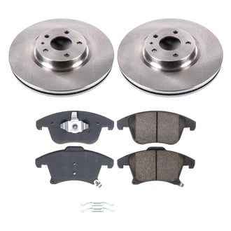 Callahan Brake Parts® - Plain Front Brake Kit