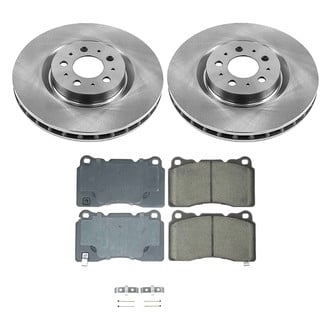Callahan Brake Parts® - Plain Front Brake Kit