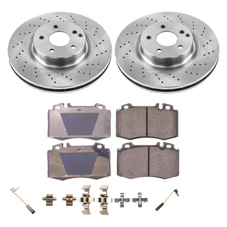 Callahan Brake Parts® - Plain Front Brake Kit