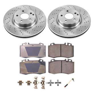 Callahan Brake Parts® - Plain Front Brake Kit