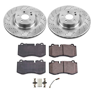 Callahan Brake Parts® - Plain Front Brake Kit