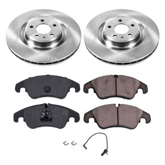 Callahan Brake Parts® - Plain Front Brake Kit